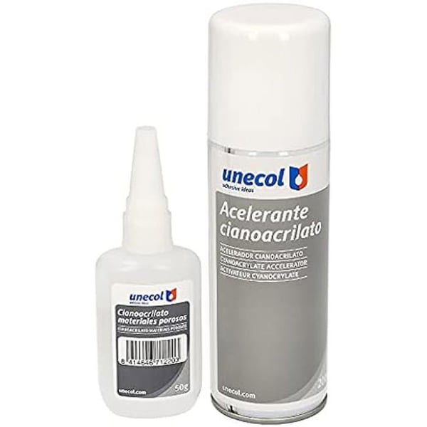 Kit som accelererar - UNECOL - 7156 - 200 ml + 50 ml - Transparent - För porösa material