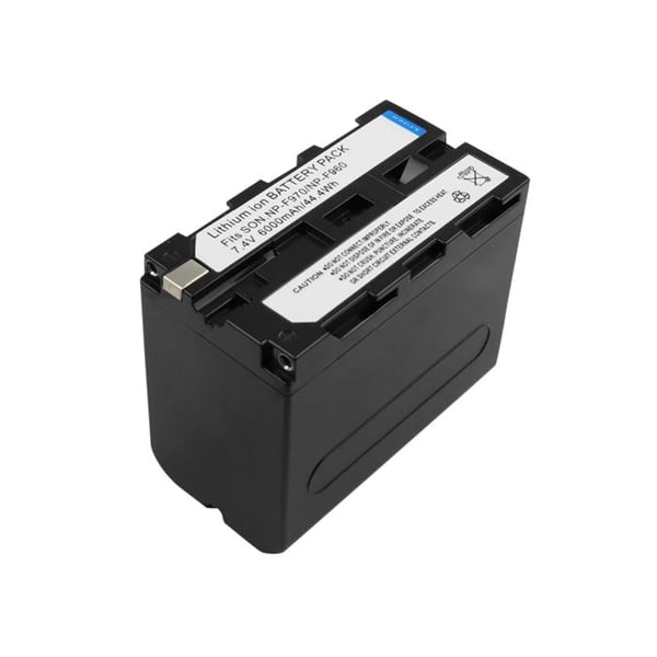 Batteri Videokamera Sony NP-F930 NP-F950 NP-F970 Li-ion 7.4V 6000mAh 44.4Wh