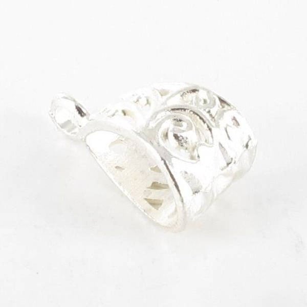 MégaCréa - Filigranörhängesmetall 20mm Silverfärgad