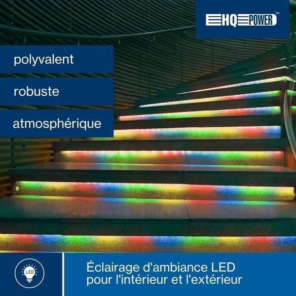 LED ljusslang - Velleman - 2 kanaler - flerfärgad - 36 LED/m - 20 m