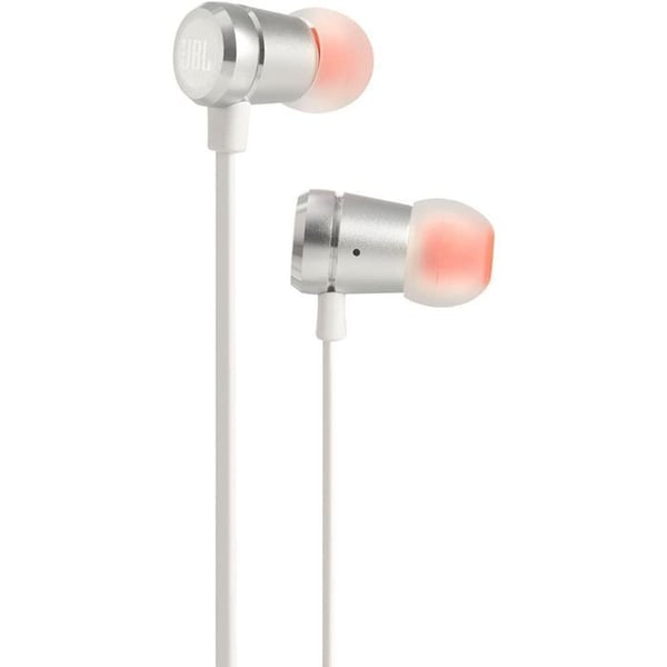 JBL Tune 290 Trådbundna hörlurar - In-ear - Pure Bass-ljud - Silver