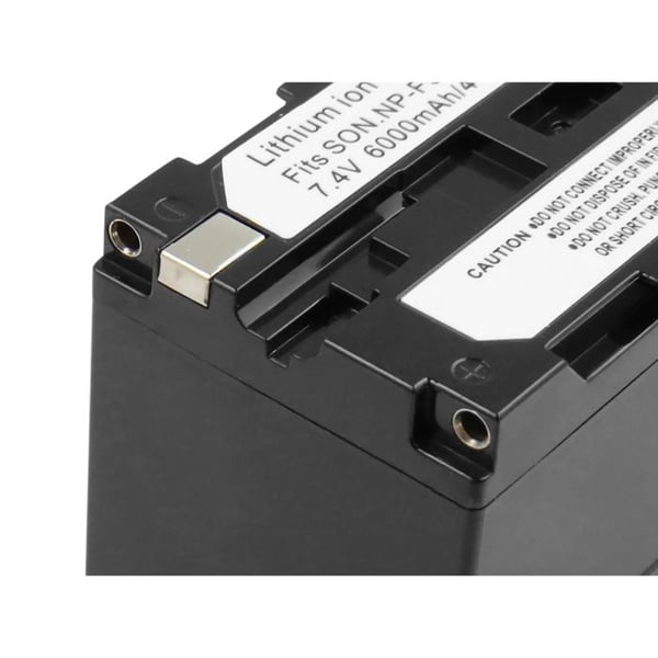 Batteri Videokamera Sony NP-F930 NP-F950 NP-F970 Li-ion 7.4V 6000mAh 44.4Wh