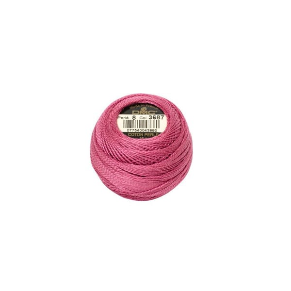 Coton perlé DMC art 116, tjocklek 8 - nystan på 80m - Att 687 - 3687