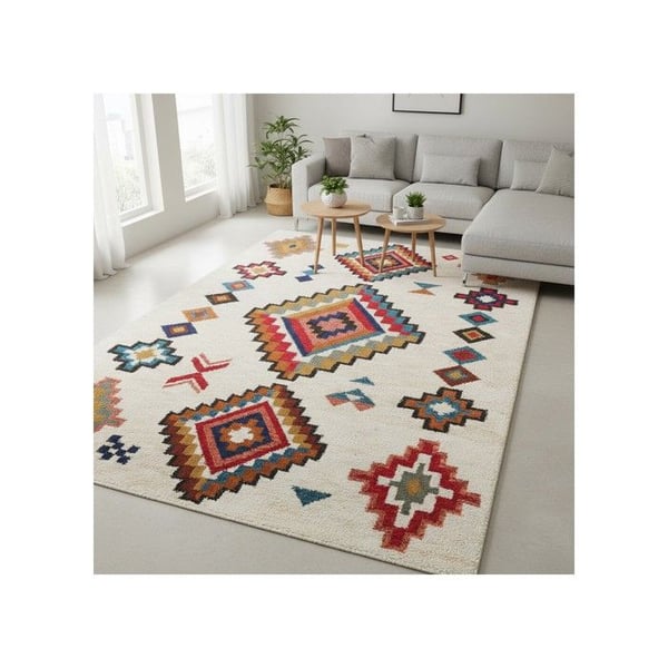 Matta - MELIS HOME - Skandinavisk Kilim - 100x200 cm - Tvättbar - Halkfri