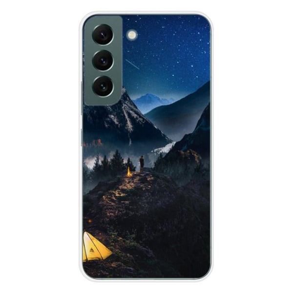 Siliconefodral - Kompatibel med Samsung Galaxy S22 - enkel design i fjällen