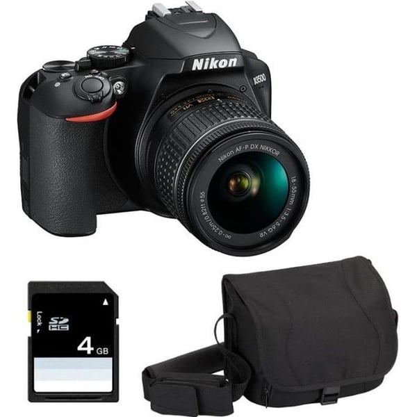 NIKON D3500 - Digital SLR-kamera - 24,2 megapixel DX CMOS-sensor - Svart