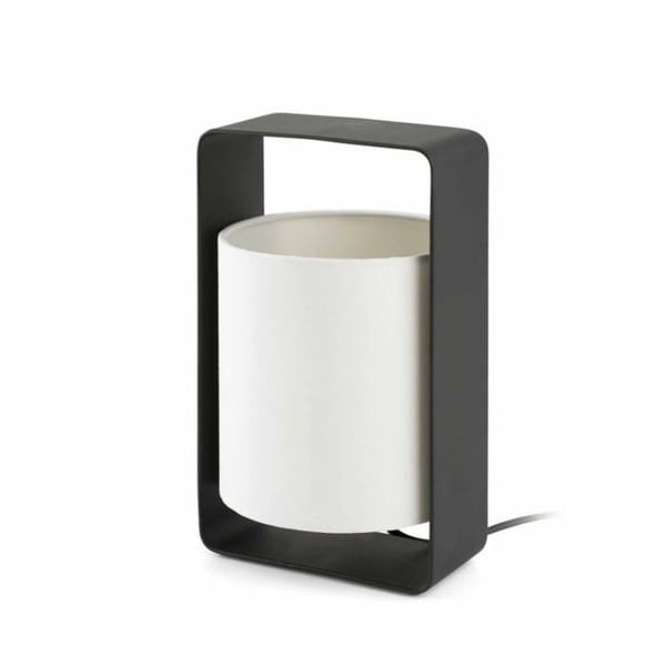 Svart Bordslampa Beige Skärm E27 20W -Lu...