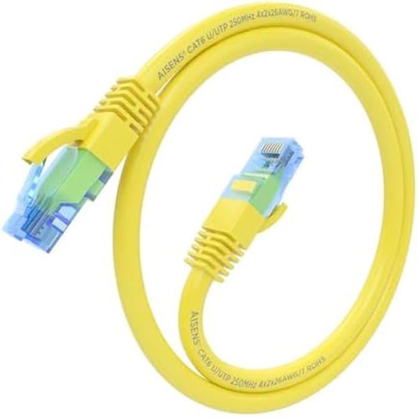 Nätverkskabel RJ45 - AISENS - A135-0829 - Cat.6 UTP - 25 cm - 1000 Mbps