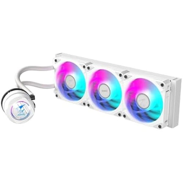 Gigabyte AORUS WATERFORCE II 360 Ice AIO flytande CPU-kylare - 3 x 120 mm ARGB-fläktar, förreglingsmekanism