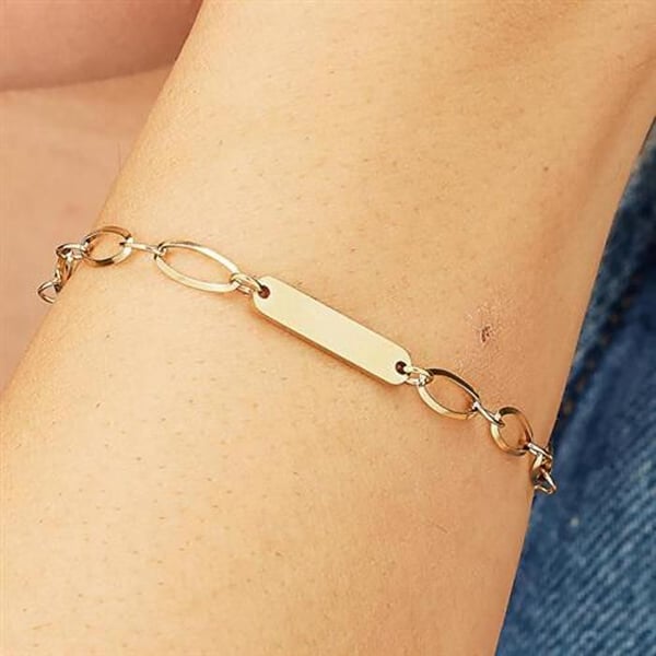 Armband - BROSWAY - BNL054 - Guldpläterad - Stål 316L - 20 cm