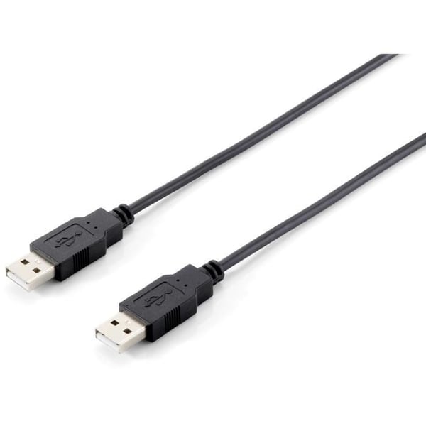 USB-kabel - EQUIP - 128871 - 3 m - USB A - Hane/Hane - Svart