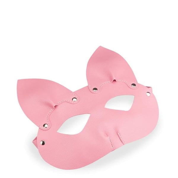 BDSM-maske i konstläder Naughty Fox - Rosa