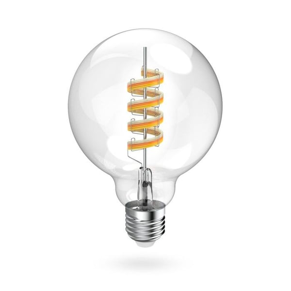 Amp. LED intel., Matter, E27, glob, filam. G95, RVBB, var., med app.