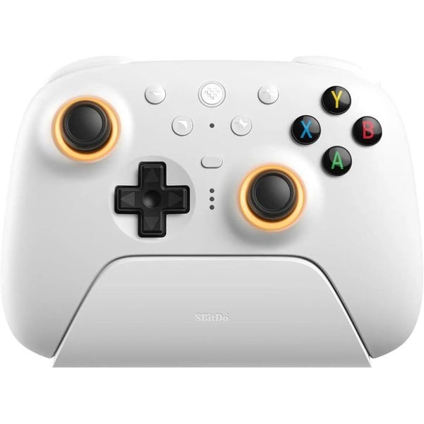8BitDo Ultimate 2 Trådlös 2.4G - PC Windows / Android - Vit Edition