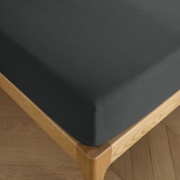 Lakan 90 x 190 cm, 30 cm keps "Premium" för enkelsäng - Premium tryffel