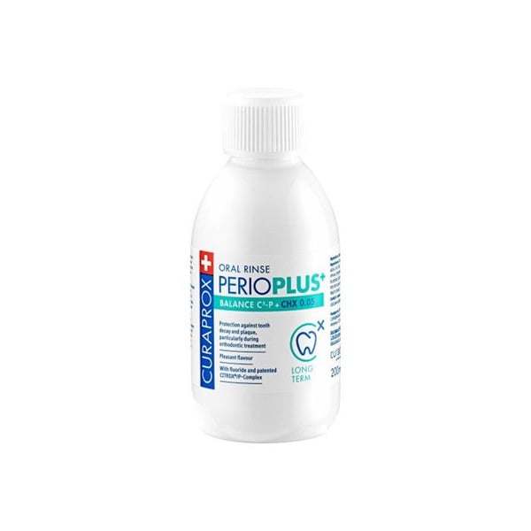 Curaprox PerioPlus+ balans CHX 0.05 munskölj 200ml Curaprox PerioPlus+ balans CHX 0.05 munskölj 200ml