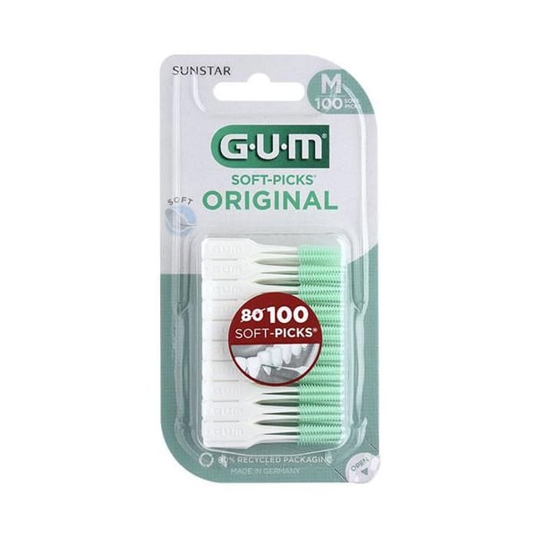 Gum Brossette Interdental Soft-Picks Original Medium 100 enheter