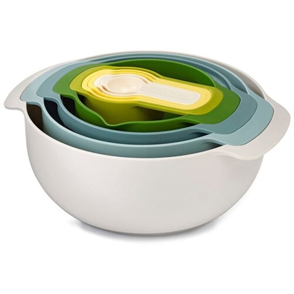 Nest 9 Plus: 9 blandningsskålar - Opal