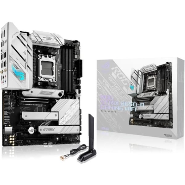 Moderkort - ASUS - ROG STRIX B650-A GAMING WIFI - AMD B650 - AM5-plats ATX