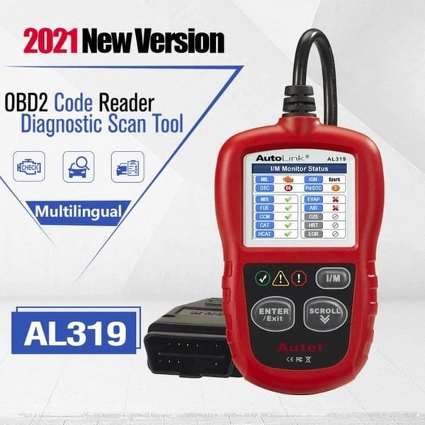 Autel Car Diagnostic Tools OBDII-kodläsare med fransk meny Läs och rensa felkoder Scanner OB A12 Autel Car Diagnostic Tools OBDII-kodläsare med fransk meny Läs och rensa felkoder Scanner OB A12