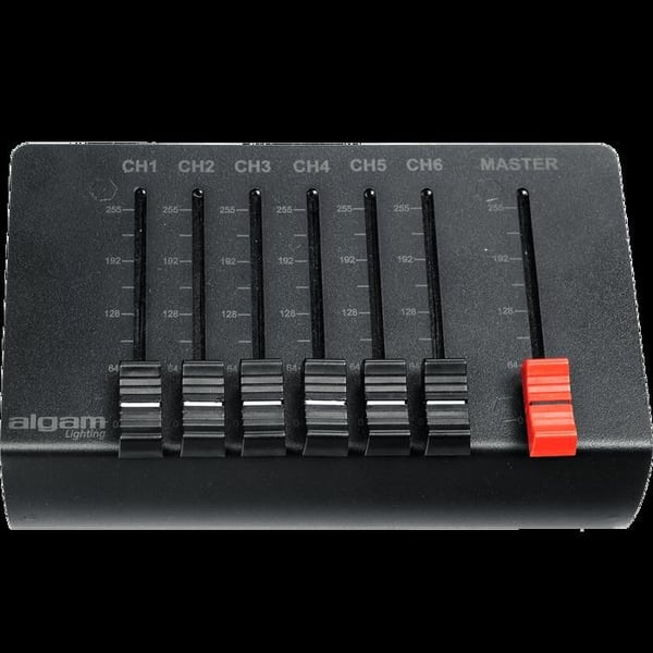 6-kanals DMX-kontroller på batteri - Algambelysning LAL DMX6-PLUS