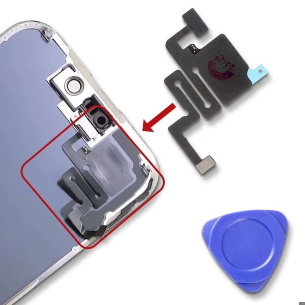 Ersättningsproximitysensor för iPhone 17 Svart