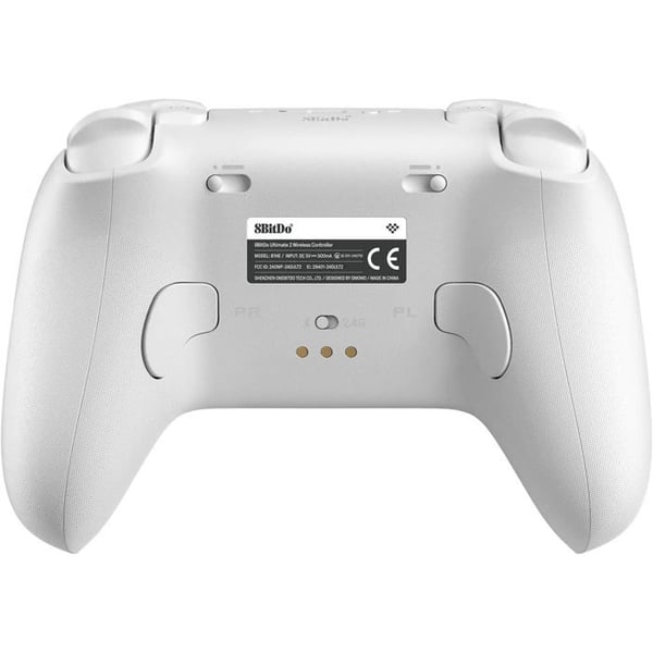 8BitDo Ultimate 2 Trådlös 2.4G - PC Windows / Android - Vit Edition