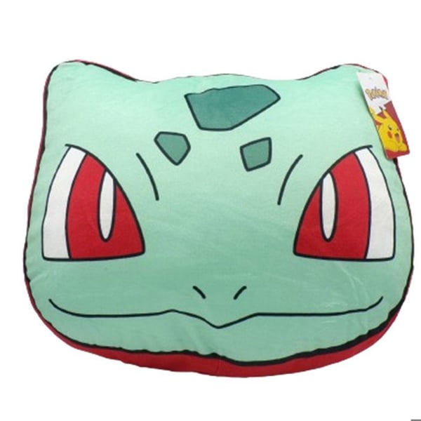 Kudde - Pokémon - Bulbizar - 40 x 30 cm - Grön - Syntetisk - Inomhus
