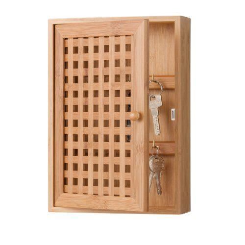 Nyckelskåp - ZELLER - 13876 - Bambu - 19 x 6 x 27 cm - Gallerport