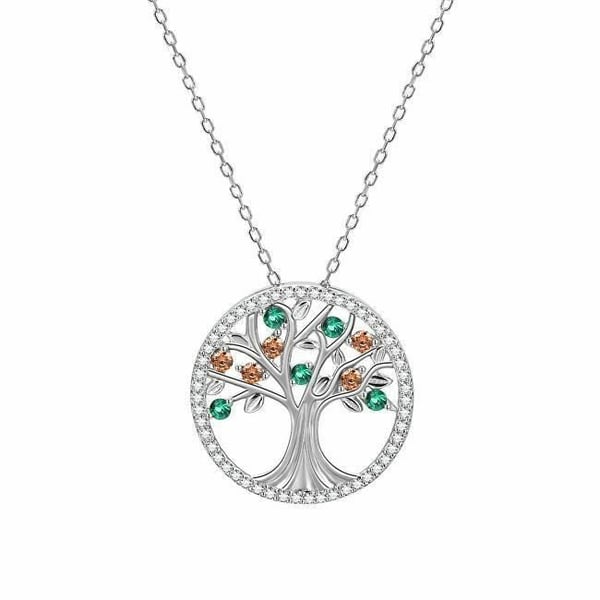 Halsband Beneto Silver Med Livets Träd Ags1139 / 47, För Kvinnor, Sbe0647