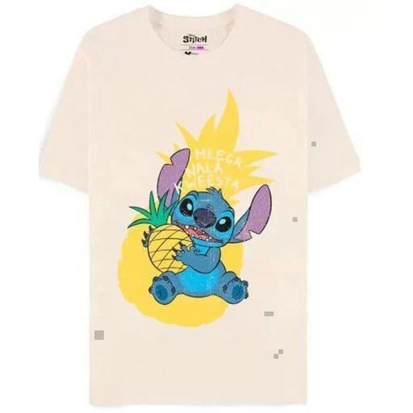 T-shirt | Lilo & Stitch | T-shirt Kortärmad Stitch Ananas Storlek M-T-shirts