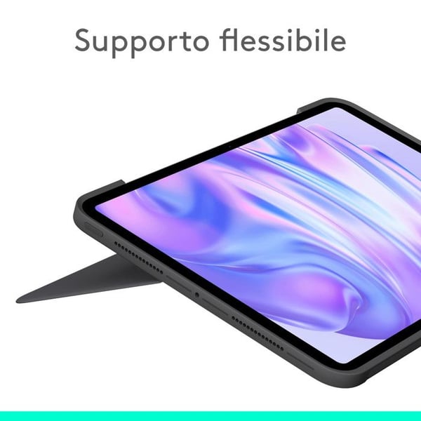 Logitech Combo Touch Tastaturcover til iPad Pro 11" Baggrundsbelyst Grafit