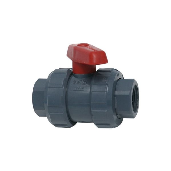 PVC kulventil 1/2" aqua co