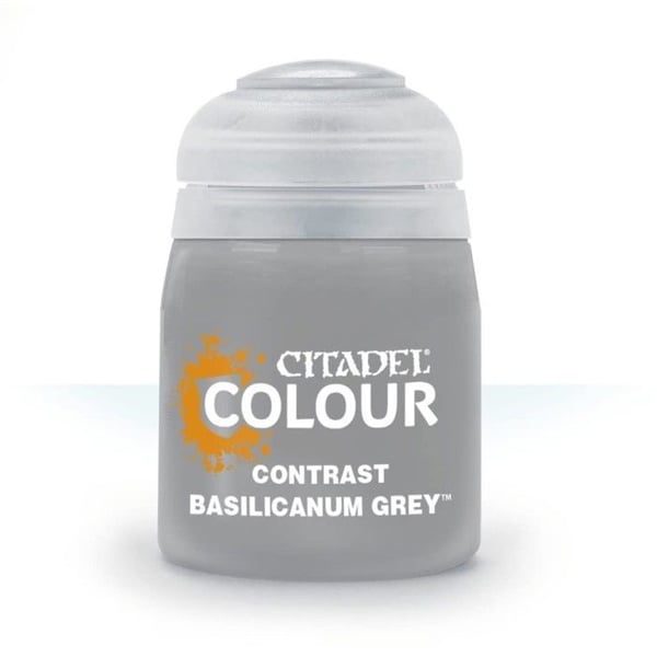 Målning - CITADEL - Contrast Basilicanum Grey - 18ml - Grå - 3,2 x 3,2 x 4,4 cm