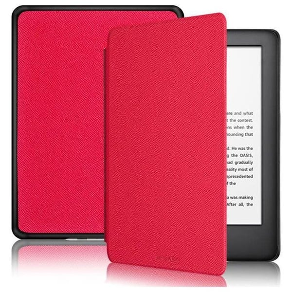Fodral - B-SAFE - Lås 3403 - Röd - Syntetläder - Kompatibel med Kindle 2022/2024