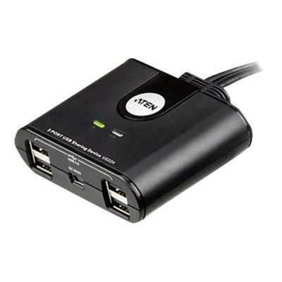 USB-switch - ATEN - US224 - 2 Porter - Dela av enheter - Svart