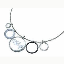 Collier - DKNY - CIRCLES NJ1180040 - Rostfritt stål - Silver - Kvinna