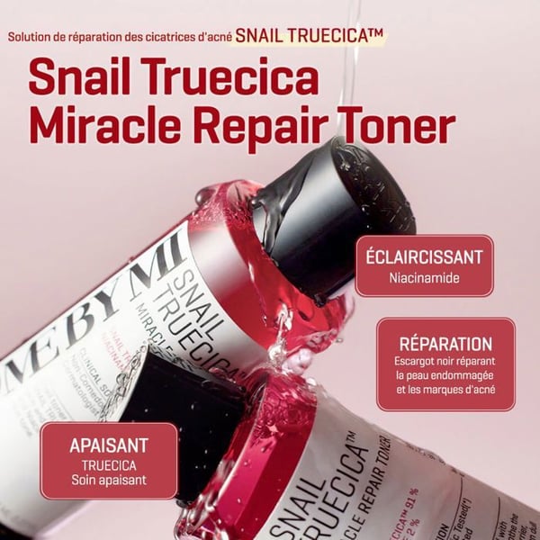Toner - SOME BY MI SNAIL TRUECICA - 150ml - Reparera huden - Hypoallergen - 91% snigel
