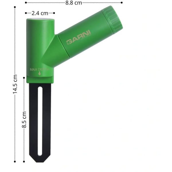 Ekstern sensor - GARNI - 096S - Grøn - Udendørs brug - AA-batteri