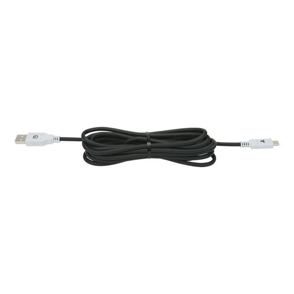 USB-C-kabel - PowerA - Fusion - 3m - Sort - Kompatibel med PS5 og PS4