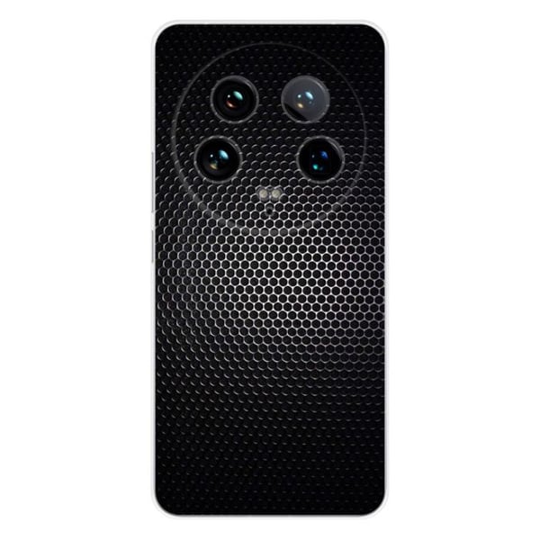 Tryckt silikonfodral som är kompatibelt med Xiaomi 14 Ultra Dark Metal