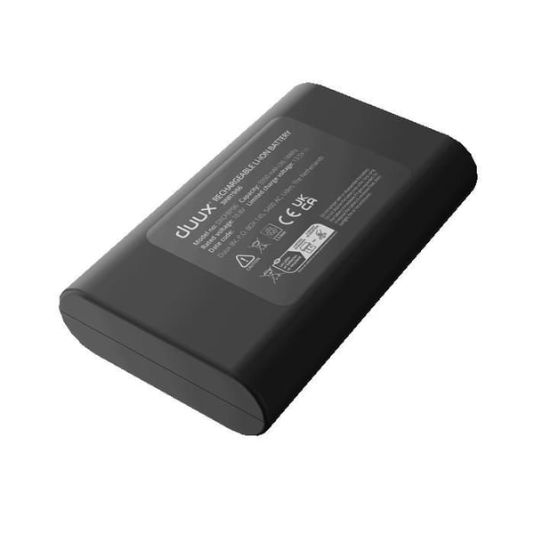 Duux laddningsstation och batteri för fläkt Whisper Flex 2 – Li-Ion batteri 3350 mAh – Upp till 11 timmars driftstid