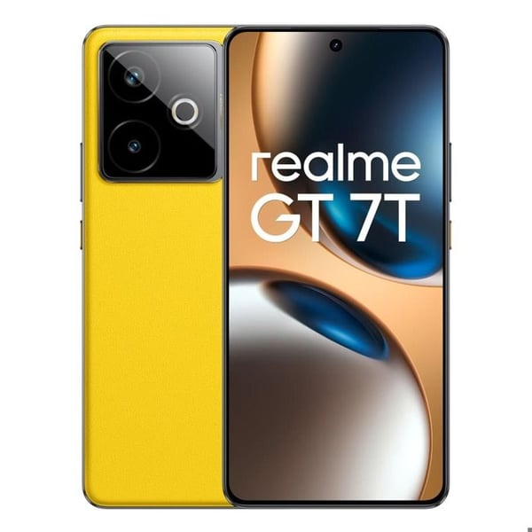 Smartphone - REALME - GT 7T - Gul - 12Go RAM - 256Go Internminne