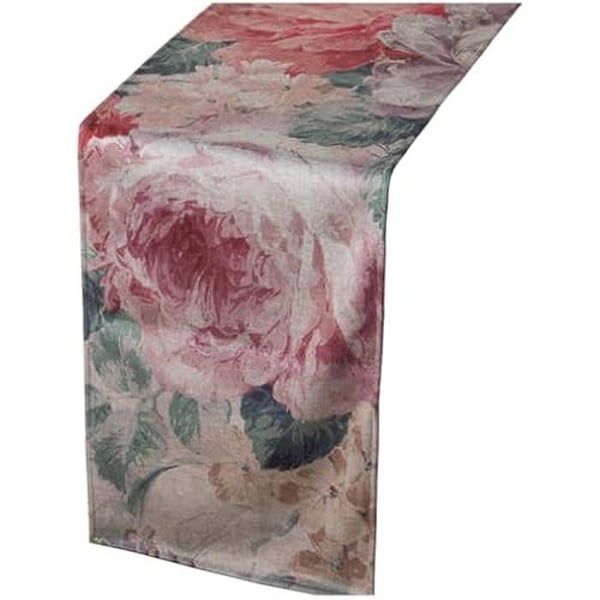 Bordduk - Alexandra House Living - Sammet Blommig - 180 x 30 cm - Flerfärgad - Inomhus Bordduk - Alexandra House Living - Sammet Blommig - 180 x 30 cm - Flerfärgad - Inomhus