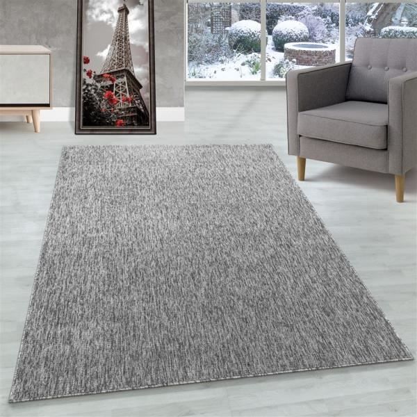 Mattor i låg lugg marmorering glänsande höjd 4mm Ljust grå 60x100 cm Mattor i låg lugg marmorering glänsande höjd 4mm Ljust grå 60x100 cm