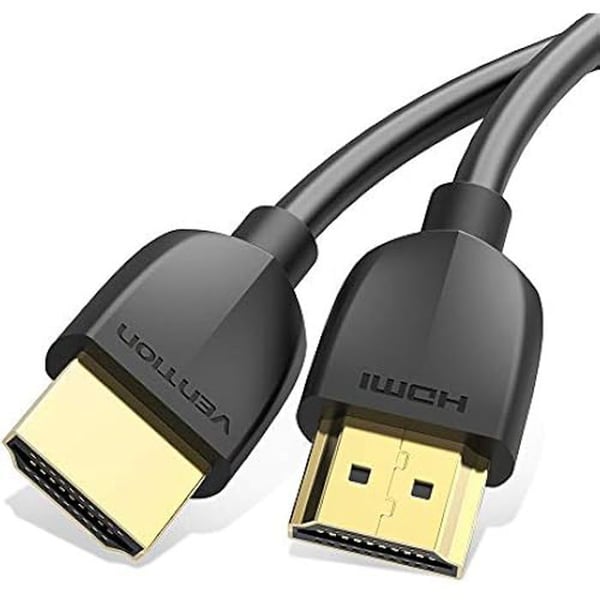 HDMI-kabel - VENTION - Bärbar Svart - 1,5m - 4K - Anti-Interferenser