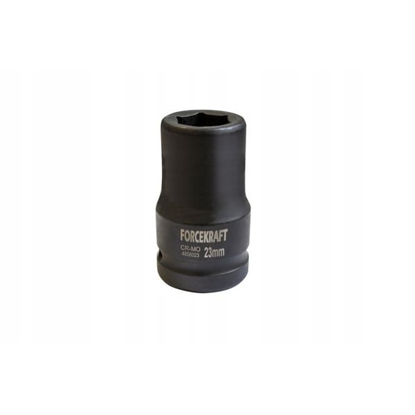 Slagskruvnyckel - FORCEKRAFT - 1" 23 mm - 6-kant - Krom-molybdenstål - Oxiderat smitt verktyg - 0,560 kg