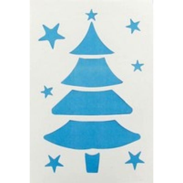 MégaCréa DIY - Julspecial stenciler 25 cm 4 delar