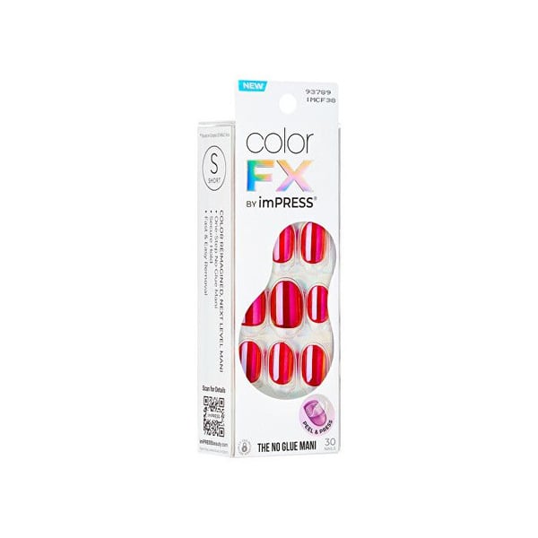 Selvklæbende imPRESS Color FX negle (flydende) 30 stk.
