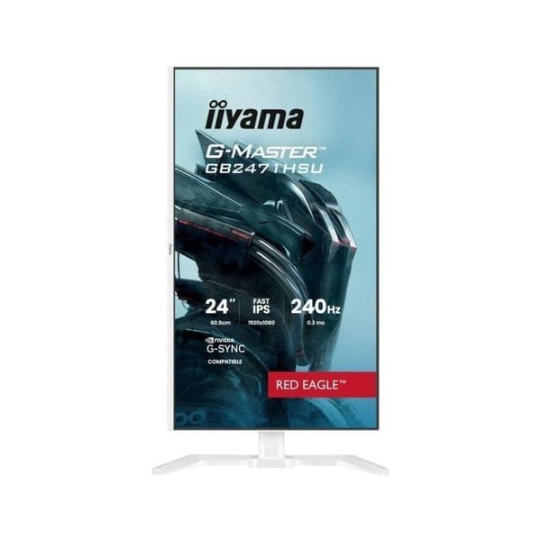 Monitor iiyama GB2471HSU-W1 23,8" FullHD 240Hz Fast IPS G-SYNC FreeSync HDR10 Vit 0 3 ms